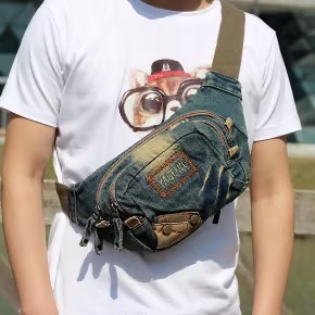 denim blue bag