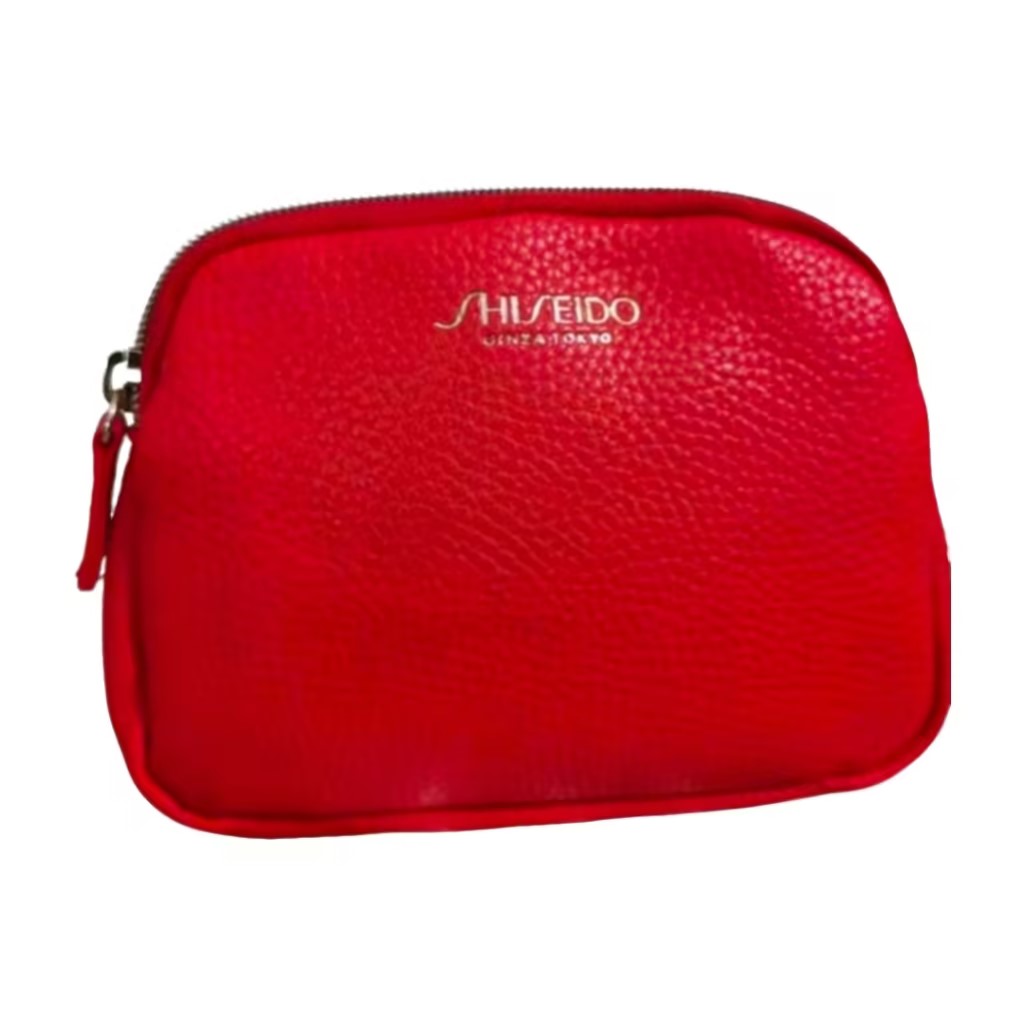 leather cosmetic pouch