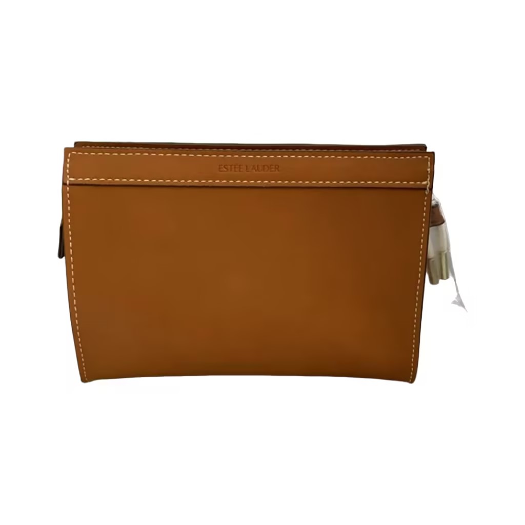 Want a minimalist brown makeup bag that transitions seamlessly from day to night?