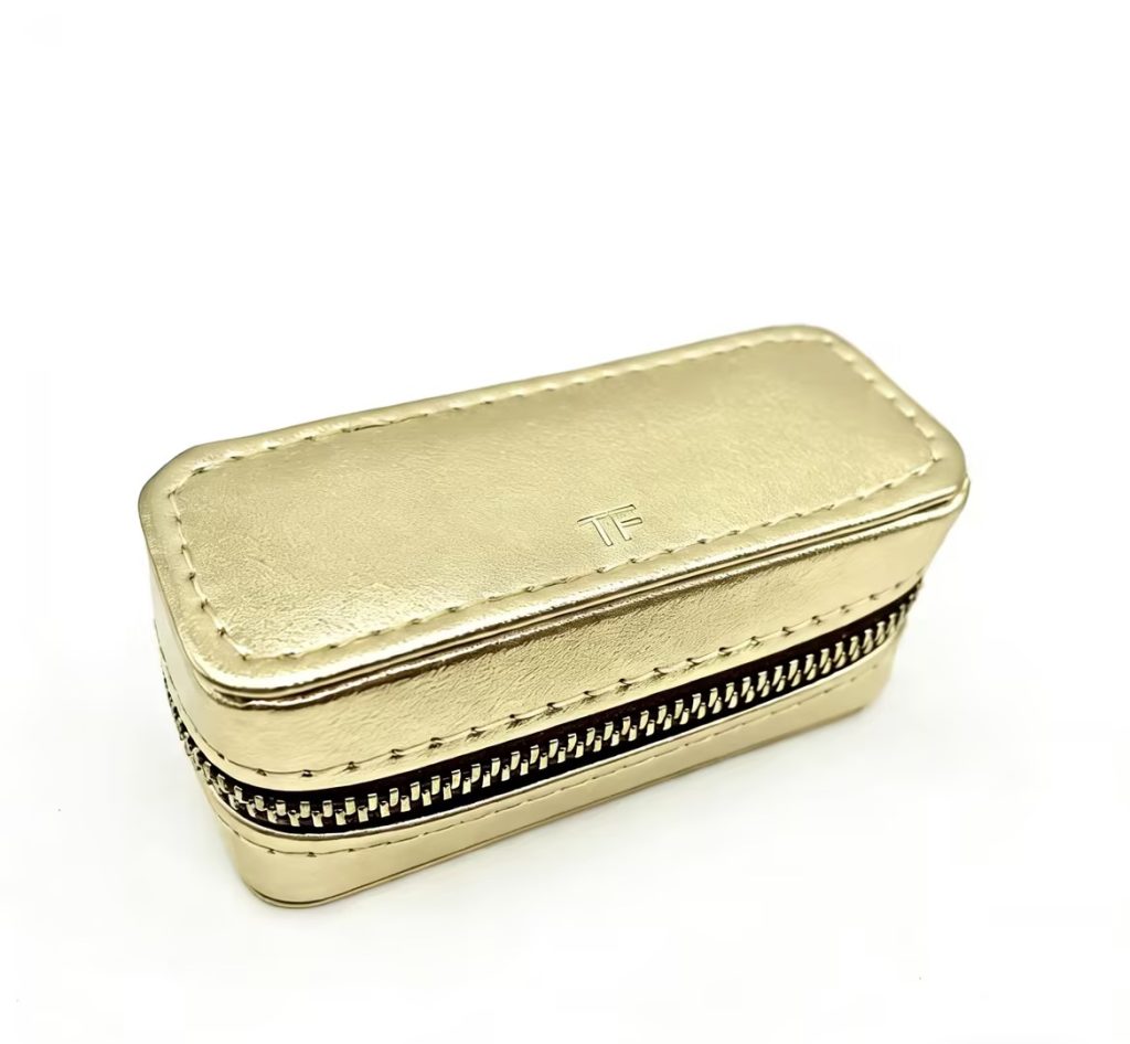 Ever considered a sleek TF lipstick storage bag to add edge to your brand's accessories?