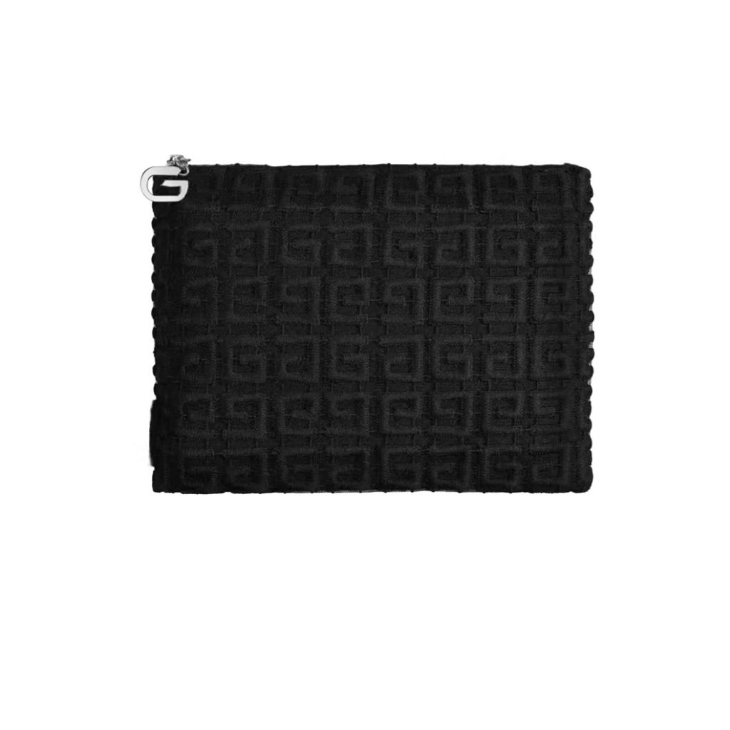 Need a lace cosmetic bag in classic black for your wholesale beauty collection?